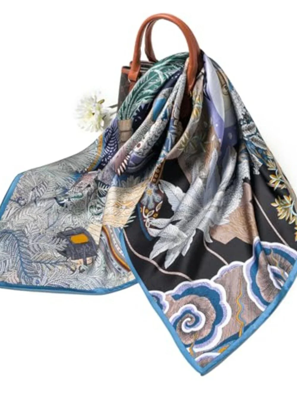 100% Pure Mulberry Silk Scarf 35